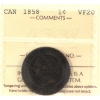 Image 1 : 1-cent 1858 ICCS VF20