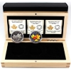 Image 1 : 2014 $20 Majestic Maple Leaves Fine Silver Coin Set 