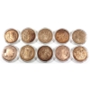 Image 1 : Group Lot of Historical Medals 1.2oz-Bronze, 44mm. 10pcs