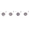 Image 1 : 25-cent 1959, 1960, 1961 & 1962 in 4-Pocket Sheet PL. 4pcs