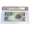 Image 1 : RADAR BC-64a-i-N1-iii 2004 $20 3 Digit RADAR BCS CUNC64 Original Jenkins-Dodge SN: EYJ4515154
