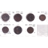 Image 1 : World Mixed Denomination 1781-1823 Bulk Collection in 8-Pocket Sheet G to F-VF. 7pcs.