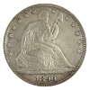 Image 1 : USA Silver 1890 Seated Liberty Half Dollar VF *Key Date!*