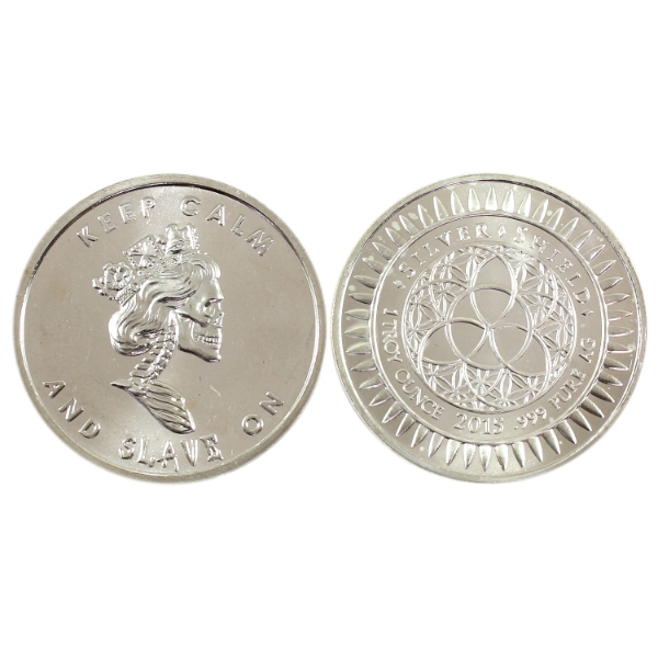 2x 1oz Silver Shield .999 Fine Silver Rounds. 2pcs. (Tax Exempt)