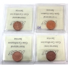 Image 2 : 1-cent 1992, 1997, 1998 & 1999 ICCS MS65 to MS66 Red. 4pcs. 