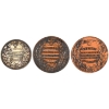 Image 2 : Toronto Public School Board Good Conduct Medallions. 3pcs.