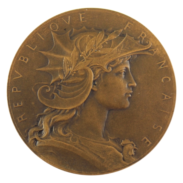 France N.D. Third Republic, Shooting Competition 53.72g-Bronze, 49.5mm