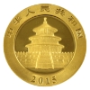 Image 2 : 1/4oz China 2015 100 Yuan Panda .999 Fine Gold Coin (Tax Exempt)