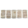 Image 1 : 5x 1oz National Refiners Vintage .999+ Silver Bars *Consecutive!* 5pcs. (Tax Exempt)