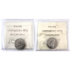 Image 2 : 5-cent 1957 & 1958 ICCS PL66. 2pcs.