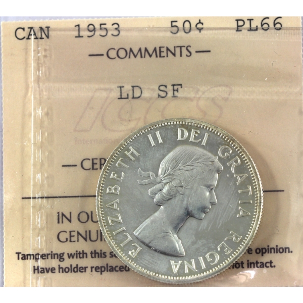 50-cent 1953 LD SF ICCS PL66