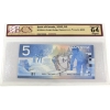 Image 1 : BC-62aA-i 2002 $5 BCS Choice UNC64 Original Knight-Dodge Replacement Printed in 2003 SN:HNM2784566