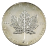 Image 1 : 1 Pound 1990 $5 .999 Fine Silver Maple Leaf (Tax Exempt)