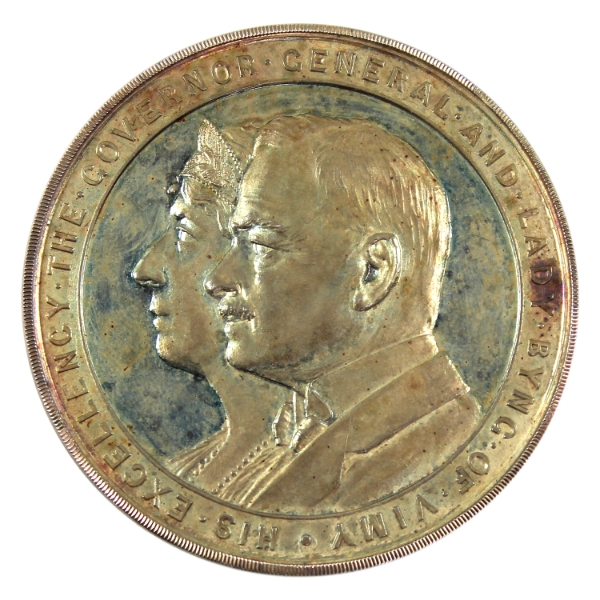 1925 Governor General's Academic Medal 51.75g-.999 Fine Silver, 50mm (Tax Exempt)