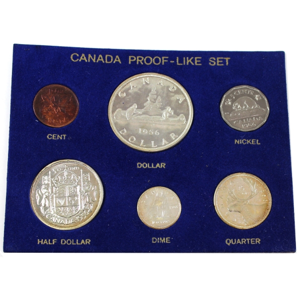 1956 Canada Proof Like Set in Plastic Case
