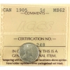 Image 1 : 5-cent 1905 ICCS MS62