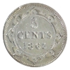 Image 2 : Newfoundland 5-cent 1865 Obverse 1 ICCS MS60 (Lightly Cleaned)
