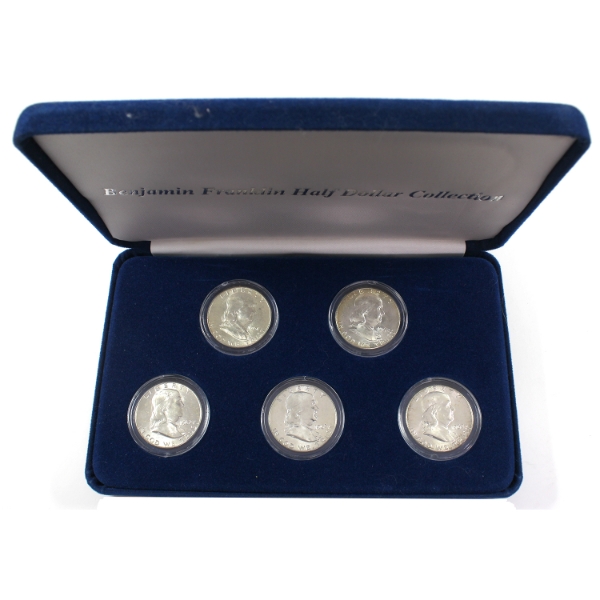 USA 1961-1963 Benjamin Franklin Half Dollar Collection