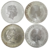 Image 2 : 6oz Lot Total! Australia 2014 & 2018 Fine Silver Coins. 4pcs (Tax Exempt)