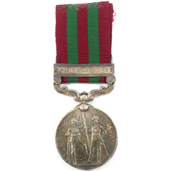 Great Britain 1903 India General Service Medal, CLASP: Waziristan 1901-2; NAMED: 1409 Sepoy
