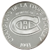 Image 2 : 1oz Enviromint LE Montreal Canadiens Stanley Cup Champions 1993 .999 Silver Round w/ COA
