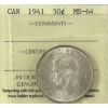 Image 1 : 50-cent 1941 ICCS MS64