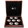 Image 1 : 2018 Big Coin 5oz Rose Gold Plated Fine Silver Set (Tax Exempt) 7pcs