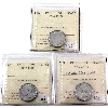 Image 2 : 5-cent 1951, 1952 & 1953 NSF, ICCS MS65. 3pcs.