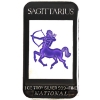 Image 1 : 1oz National Zodiac Series - Sagittarius .999+ Fine Silver Bar with Beautiful Coloured Enameling!