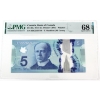 Image 1 : BC-69a 2013 $5 PMG Superb GEM UNC68 EPQ Macklem-Carney SN: HBG3167108