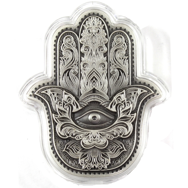 2oz South Korea Hands of Fatima .999 Fine Silver Stacker (Tax Exempt)