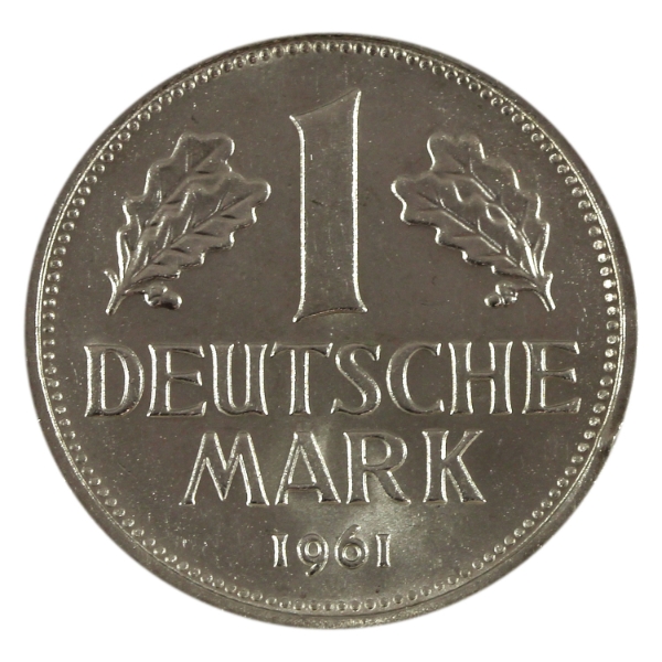 Germany-Federal Republic 1961F Mark Choice BU (Nick)