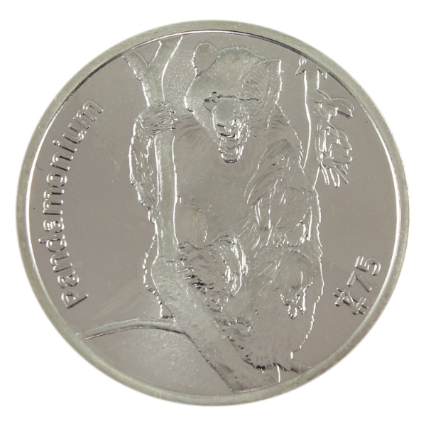 1oz Sunshine Mint Zombucks World: Pandamonium .999 Fine Silver Round (Tax Exempt)