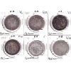 Image 1 : Bulk Lot of Great Britain Silver 1889-1917 1/2 Crown F to VG. 6pcs.