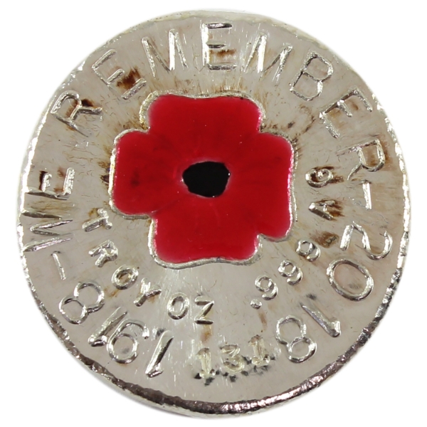 1oz Beaver Bullion 2018 Canadian Coin News 100th Anni. WWI .999 Fine Silver (Tax Exempt)