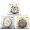 Image 1 : Silver $1 1966 Large Beads ICCS MS65. 3pcs.