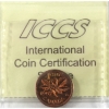 Image 2 : 1-cent 1957 ICCS PL67 Red Cameo