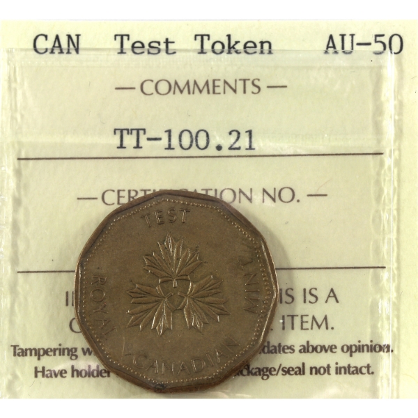 RCM Test Token TT-100.21 N.D. ICCS AU50