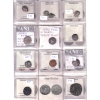 Image 2 : Estate lot; Ancient and Roman Assortment of Coins in Vintage Style Holders and Hard Cover Album