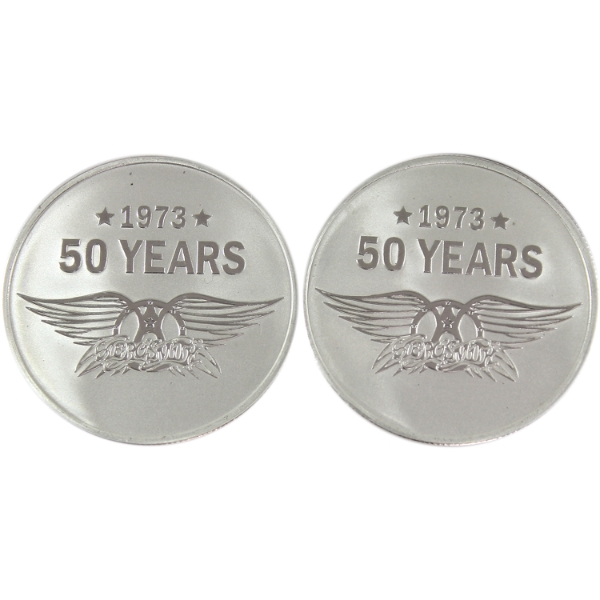 2x 1oz Niue 2023 $2 Aerosmith 50th Anniversary .999 Fine Silver Rounds. 2pcs (Tax Exempt)