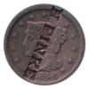 Image 1 : USA 1846 Large Cent Counter Stamped H. Finke