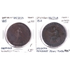 Image 1 : CH# W-1115 & W-999 Britain 1813 & 1815 Penny Tokens. 2pcs.