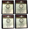 Image 1 : 1975-1978 First Commemorative Mint Silver Dollar Folders. 4pcs. 