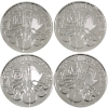 1oz 2020 Austrian Philharmonic .999 Silver Rounds. 4pcs.(Tax Exempt)