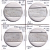 Image 1 : Bruno, Saskatchewan 1919 A.J. Schwinghamer Silver Trade Token Bars. 4pcs