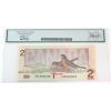 Image 2 : BC-55aS 1986 $2 Specimen Legacy GEM UNC66 PPQ Crow-Bouey SN: ARG0000000 0798 