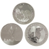 Image 1 : 3x 1oz World .999 Fine Silver Rounds. 3pcs. (Tax Exempt)