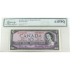 Image 1 : BC-40bA 1954 $10 Replacement Note Legacy CUNC64 PPQ Beattie-Rasminsky SN: *A/D0116237
