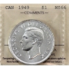 Image 1 : Silver $1 1949 ICCS MS66