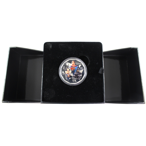 2016 $20 Batman v Superman: Dawn of Justice™ The Trinity Fine Silver Coin (Tax Exempt)